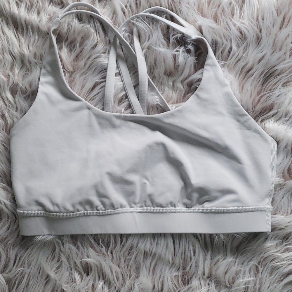 Lululemon White Energy Bra